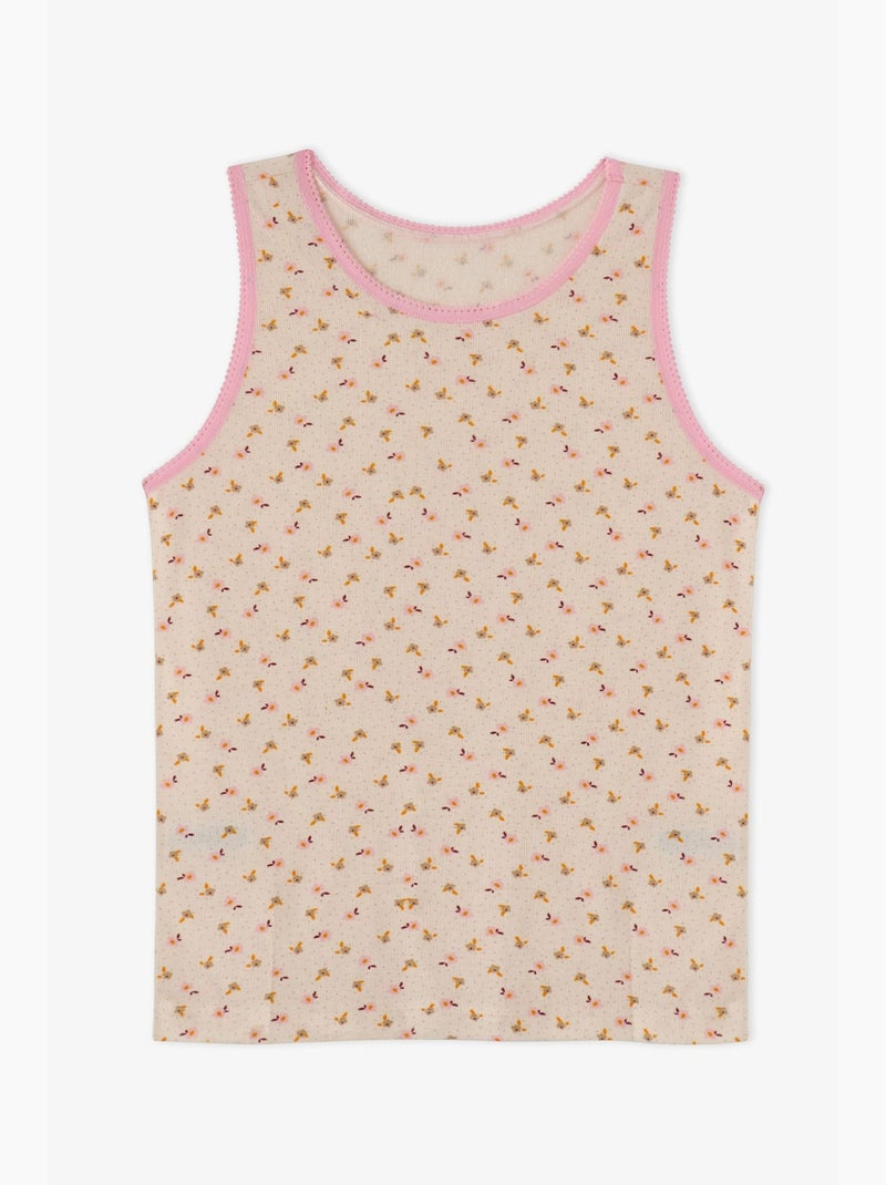 Menina flory regata floral penti Rosa-claro - Kiabi