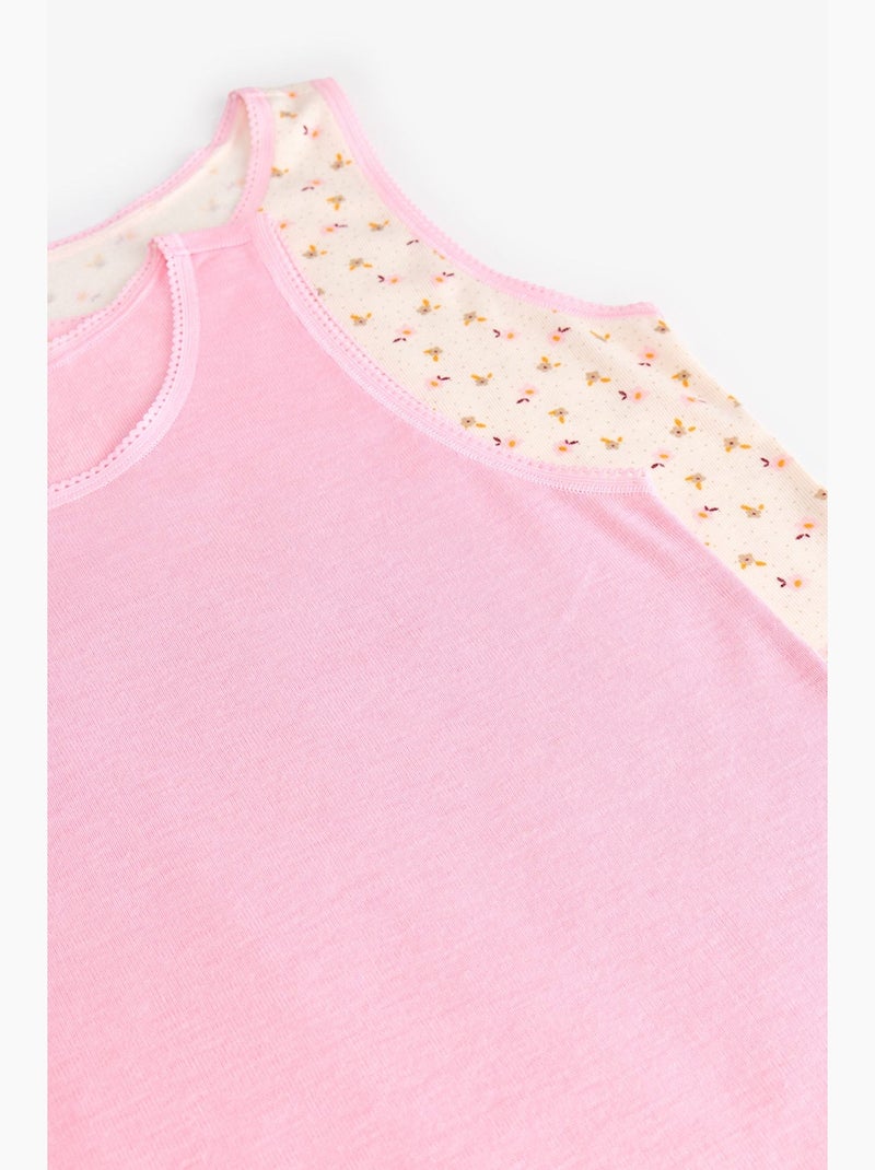 Menina flory regata floral penti Rosa-claro - Kiabi