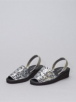 Menorquinas com solas compensadas - Kiabi