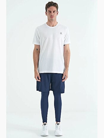 Men's calças active em malha skinny de cintura subida tommy