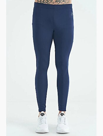 Men's calças active em malha skinny de cintura subida tommy