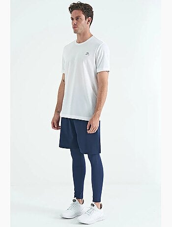 Men's calças active em malha skinny de cintura subida tommy