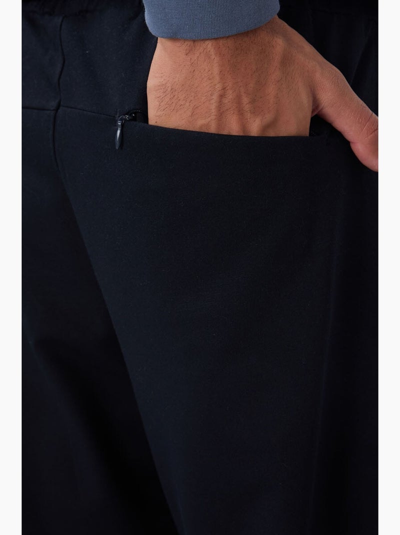 Men's calças de fato de treino slim fit de perna reta tommy Azul-lago - Kiabi