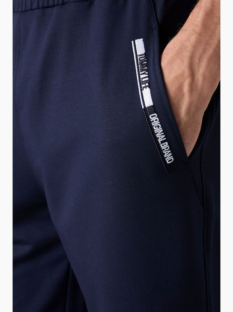 Men's calções capri de cintura média tommy Azul-marinho - Kiabi