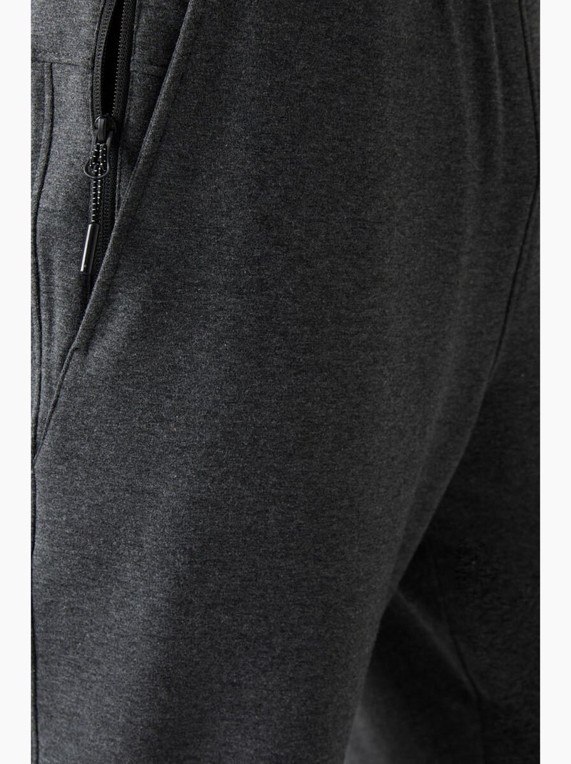 Men's calções capri de cintura média tommy Cinza-preto - Kiabi