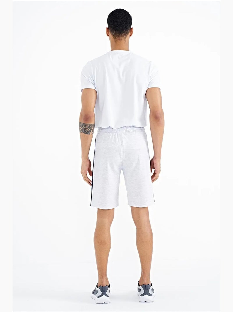 Men's calções de fato de treino em malha tommy Cinza pérola - Kiabi