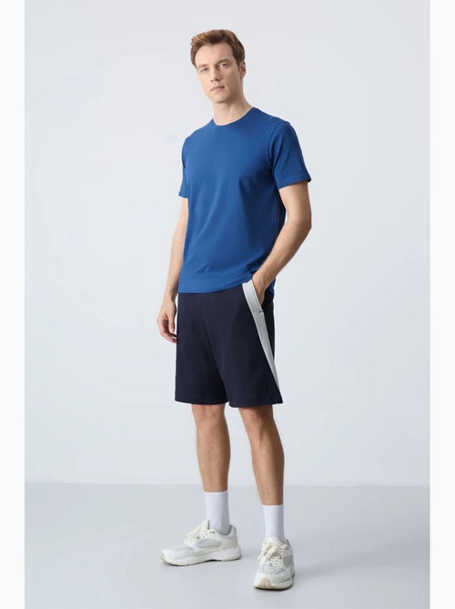Men's calções de fato de treino em mistura de algodão tommy - Kiabi