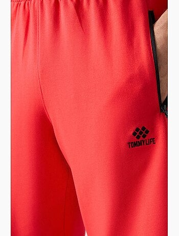 Men's calções de felpa em malha de corte regular tommy