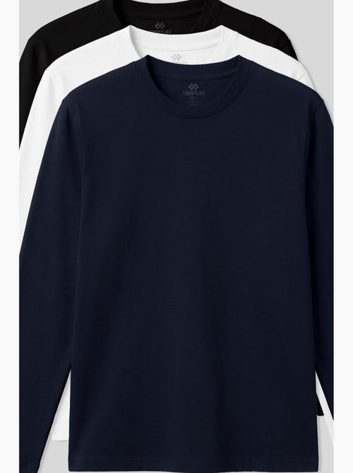 Men's conjunto coordenado de jersey de algodão de 3 peças tommy - Kiabi Men's conjunto coordenado de jersey de algodão de 3 peças tommy - Kiabi