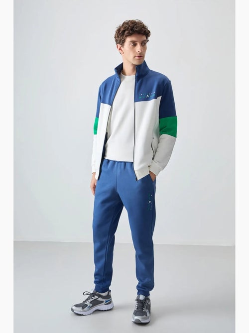 Men's conjunto de sweatshirt com fecho e calças color block tommy - Kiabi Men's conjunto de sweatshirt com fecho e calças color block tommy - Kiabi