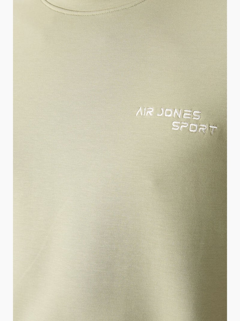 Men's conjunto de sweatshirt de manga comprida e calças tommy Verde pastel - Kiabi