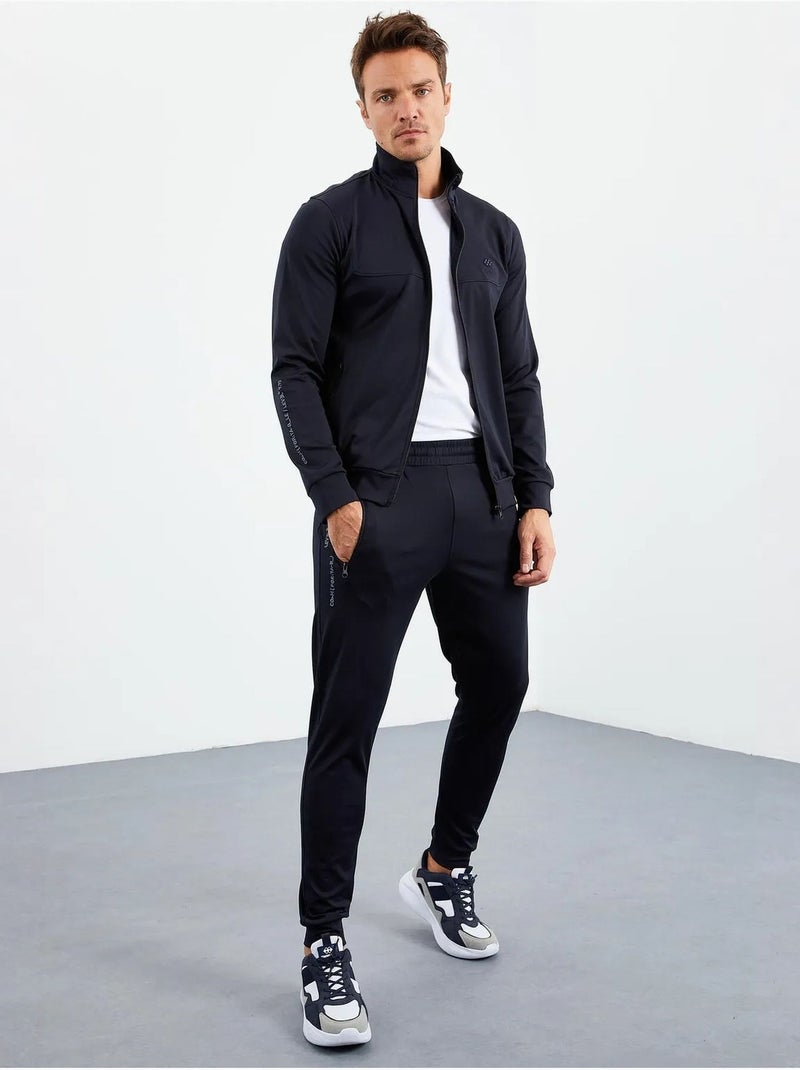 Men's conjunto de sweatshirt e calças em malha scuba tommy Azul-marinho - Kiabi