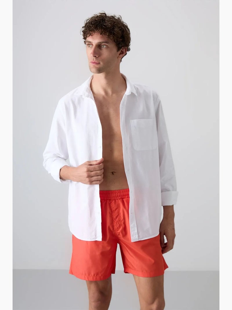 Men's conjunto de uma peça com calções pull-on tommy Vermelho carmim - Kiabi