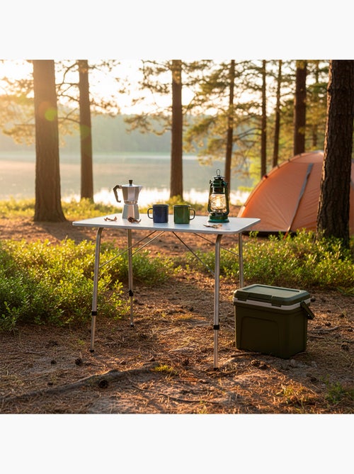 Mesa camping dobrável altura regulável aktive camping - Kiabi