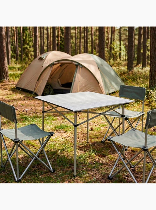 Mesa camping dobrável de alumínio aktive camping - Kiabi