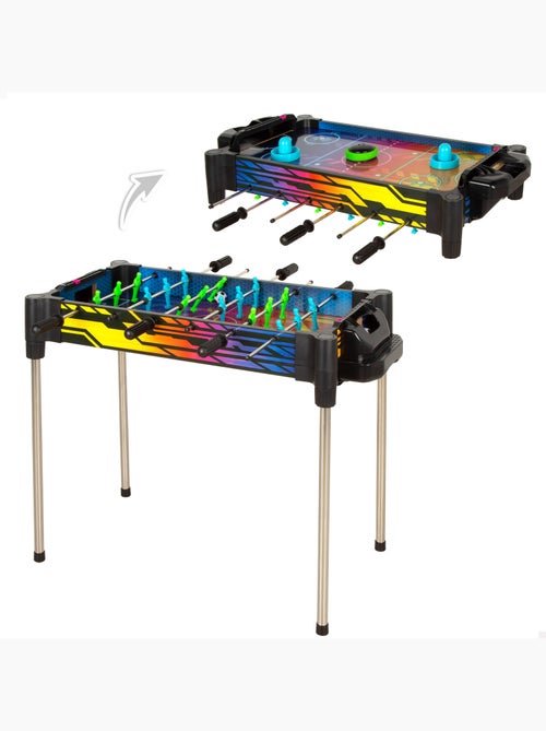 Mesa de air hockey e pebolim neon 2 em 1 cb games - Kiabi