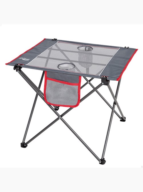 Mesa de campismo dobrável com porta-copos e bolso aktive - Kiabi