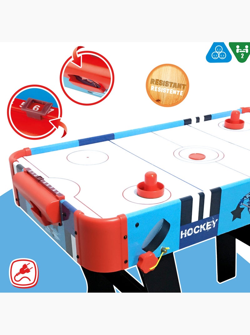 Mesa de hóquei em ar com pernas dobráveis de madeira 81x42x63 cm cb games N/D - Kiabi