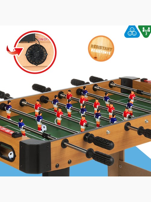 Mesa de matraquilhos de madeira com pernas 91x46x65 cm cb games - Kiabi
