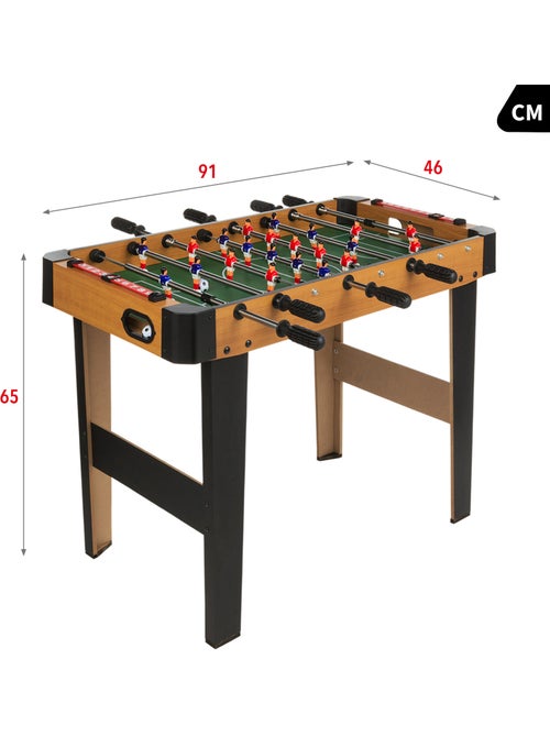 Mesa de matraquilhos de madeira com pernas 91x46x65 cm cb games - Kiabi