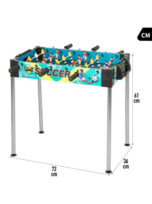 Mesa de pebolim infantil 86x42x65 cm cb games - Kiabi