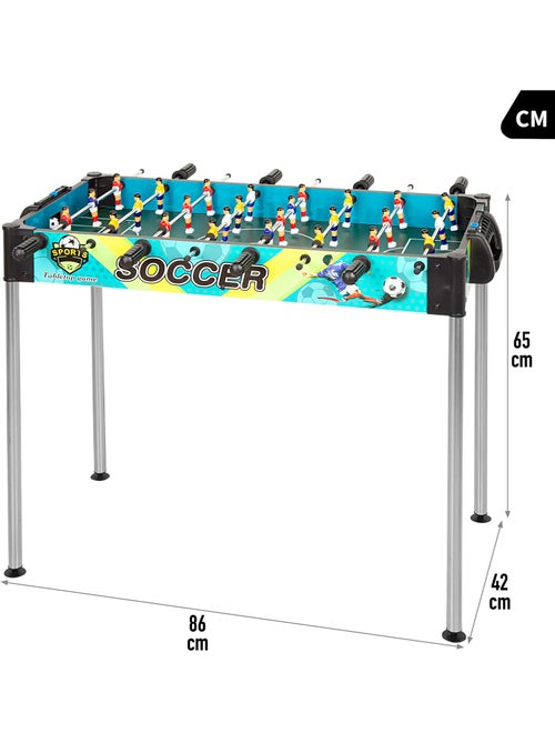 Mesa de pebolim infantil 86x42x65 cm cb games - Kiabi