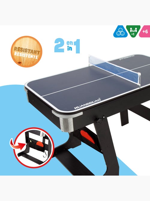 Mesa dobrável de bilhar e ténis de mesa 120x61x73 cm cb games - Kiabi