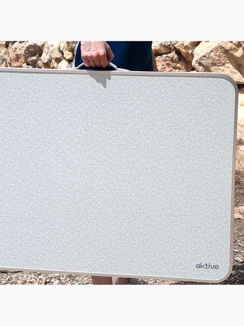 Mesa dobrável de campismo aktive branco - Kiabi
