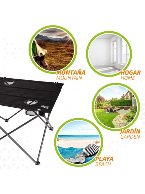 Mesa dobrável textil para campismo aktive - Kiabi