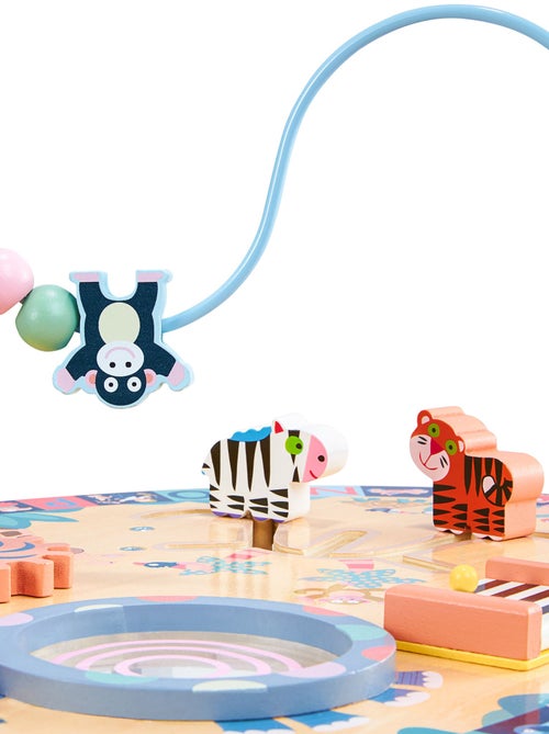 Mesa educativa de madeira 7 em 1 – brinquedo musical e pedagógico - Kiabi