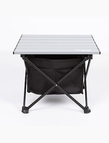 Mesa lateral dobrável para camping com bolsa de armazenamento e bolso aktive