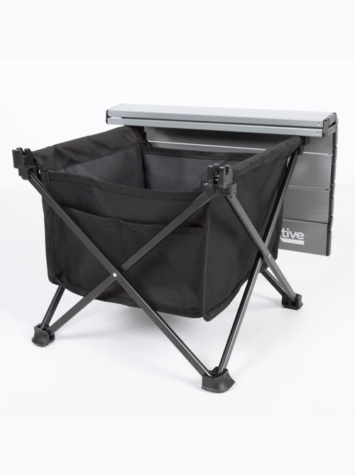 Mesa lateral dobrável para camping com bolsa de armazenamento e bolso aktive - Kiabi