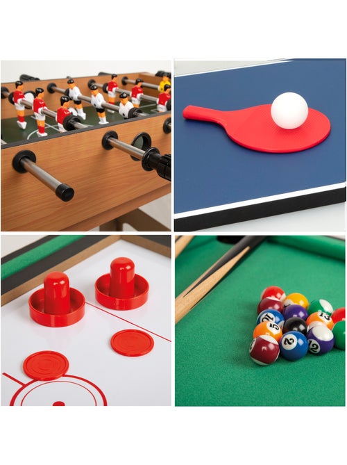 Mesa multi-jogos 4 em 1 com pés cb games - Kiabi