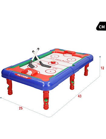 Mesa multi-jogos 6 jogos de tabuleiro em 1 43x25x12 cm