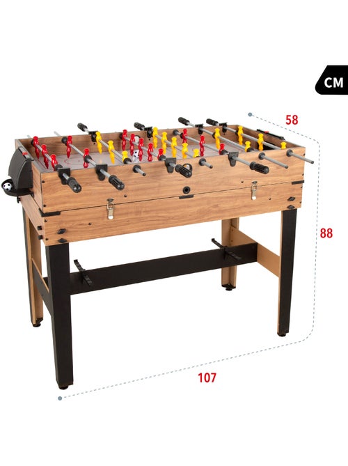 Mesa multijogos 3 em 1 mesa de futebol/billiards/hockey 107x58x88 cm cb games - Kiabi