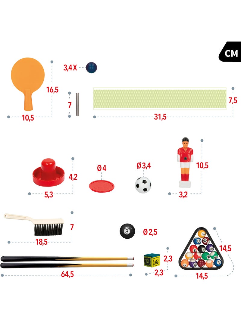 Mesa multijuegos sobremesa 81x43x27 cm 4 en 1 cb games N/D - Kiabi