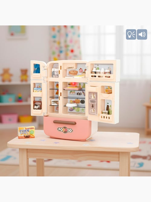 Meu mini mundo mini geladeira com luz e som para alimentos - Kiabi
