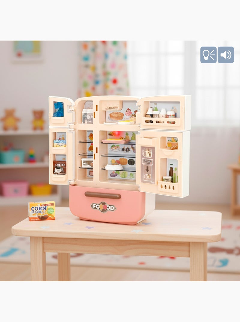Meu mini mundo mini geladeira com luz e som para alimentos N/D - Kiabi