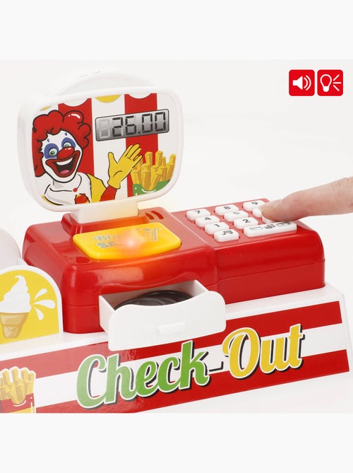 Meu supermercado de brinquedos para casa com acessórios, luzes e sons - Kiabi
