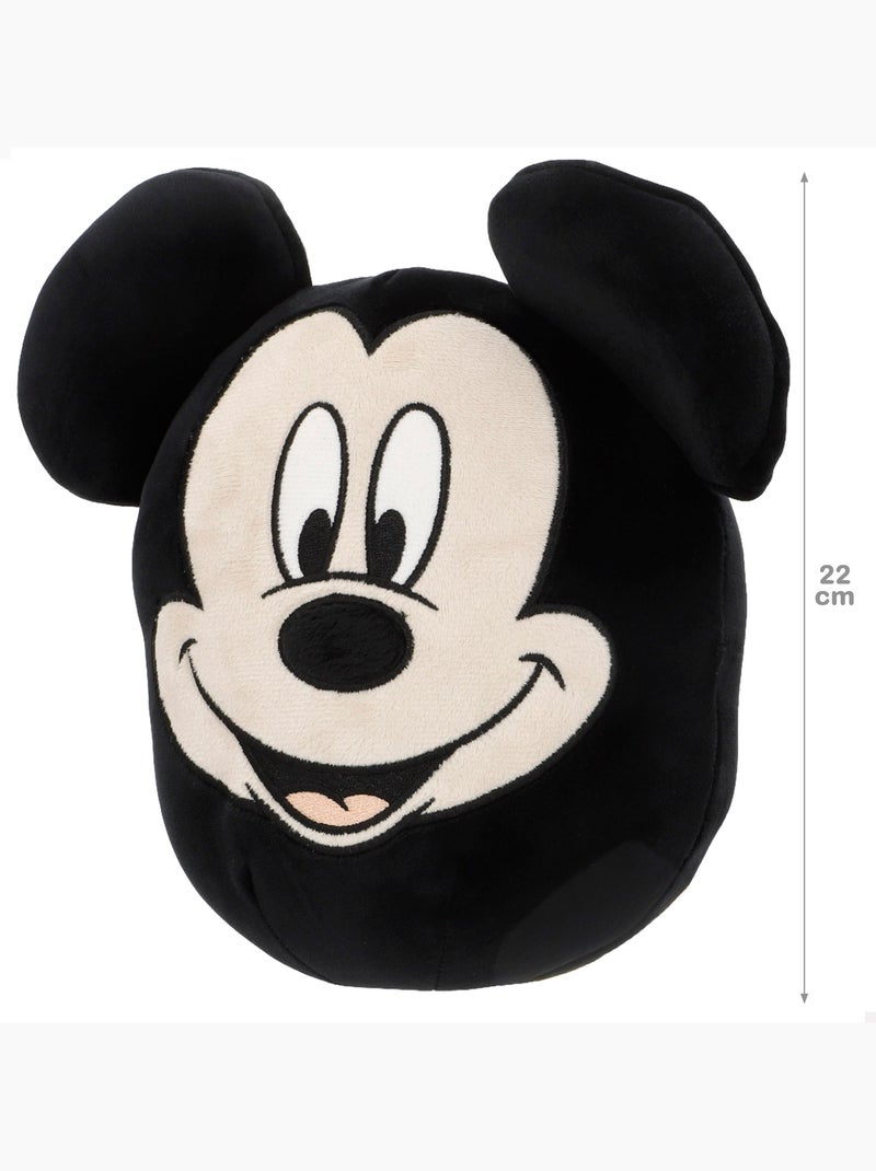 Mickey mouse almofada de pelúcia do 22 cm + 3 anos Preto - Kiabi