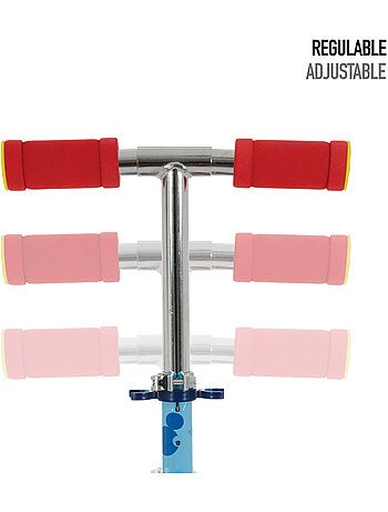 Mickey patinete dobrável de 2 rodas 65x30x75-82 cm máx. 50 kg com freio