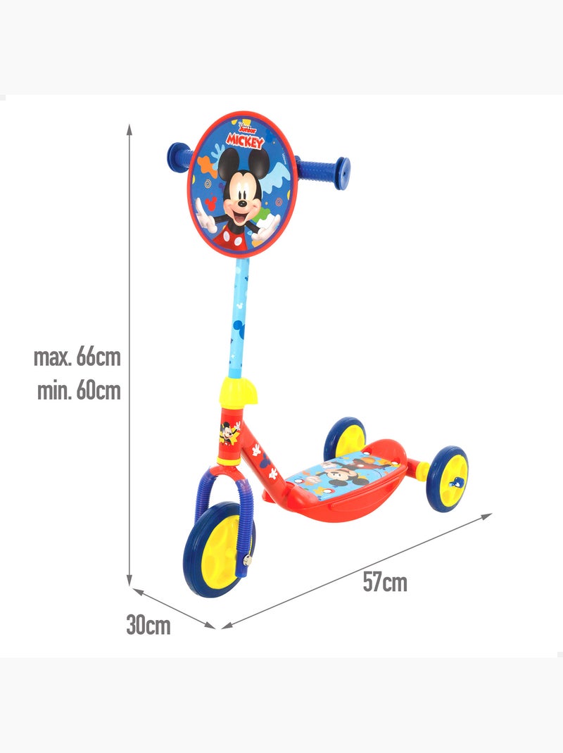 Mickey scooter 3 rodas 57x30x60-66 cm máx. 20 kg + 2 anos de idade N/D - Kiabi
