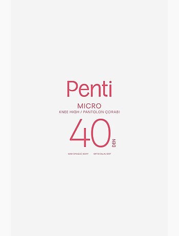 Micro 40 meias-calças penti