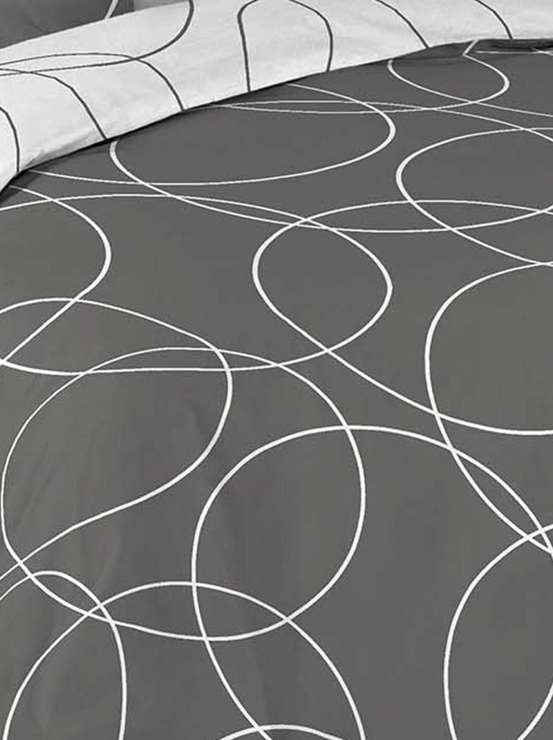 Microfibra elton douceur d'intérieur Cinza escuro - Kiabi