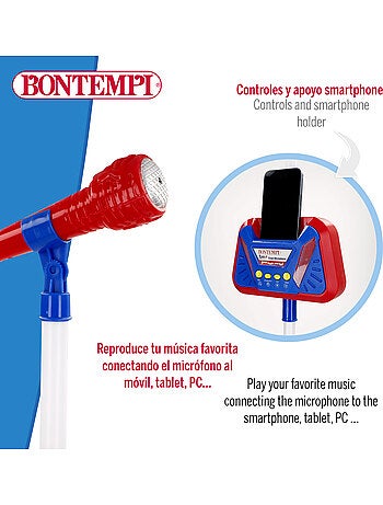 Microfone de palco sem fios bontempi