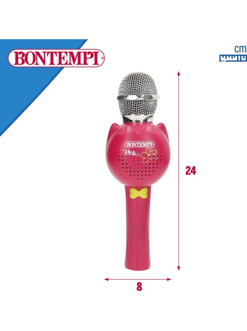 Microfone sem fios rosa para crianças c/altifalante bontempi N/D - Kiabi