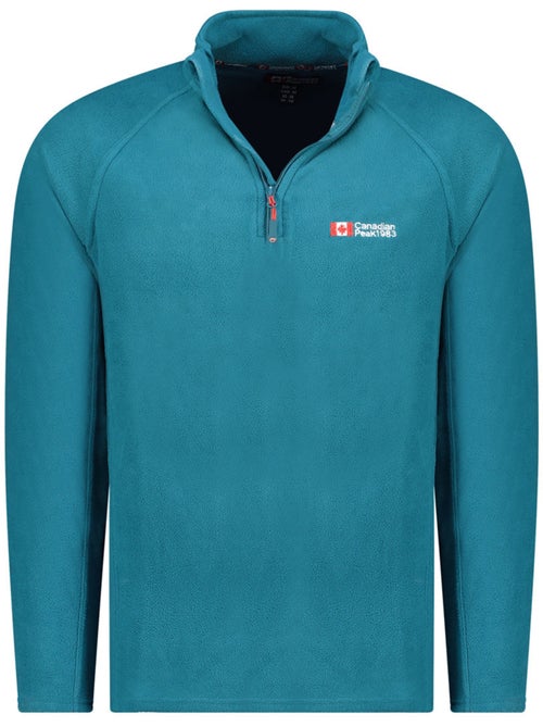 Micropolar com gola com fecho tugeak – canadian peak - Kiabi