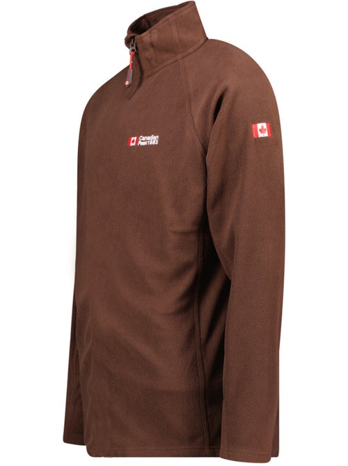Micropolar com gola com fecho tugeak – canadian peak - Kiabi