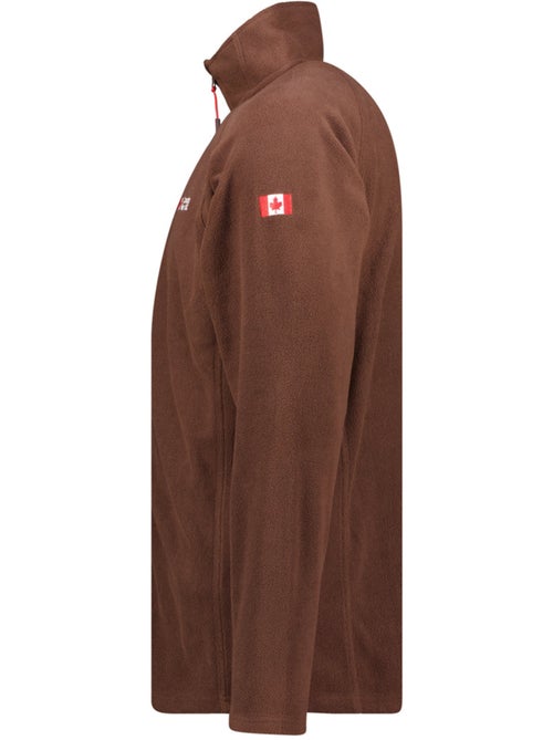 Micropolar com gola com fecho tugeak – canadian peak - Kiabi