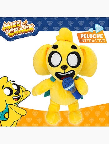 Mikecrack cão de peluche oficial mike "eu canto e repito o que você diz".